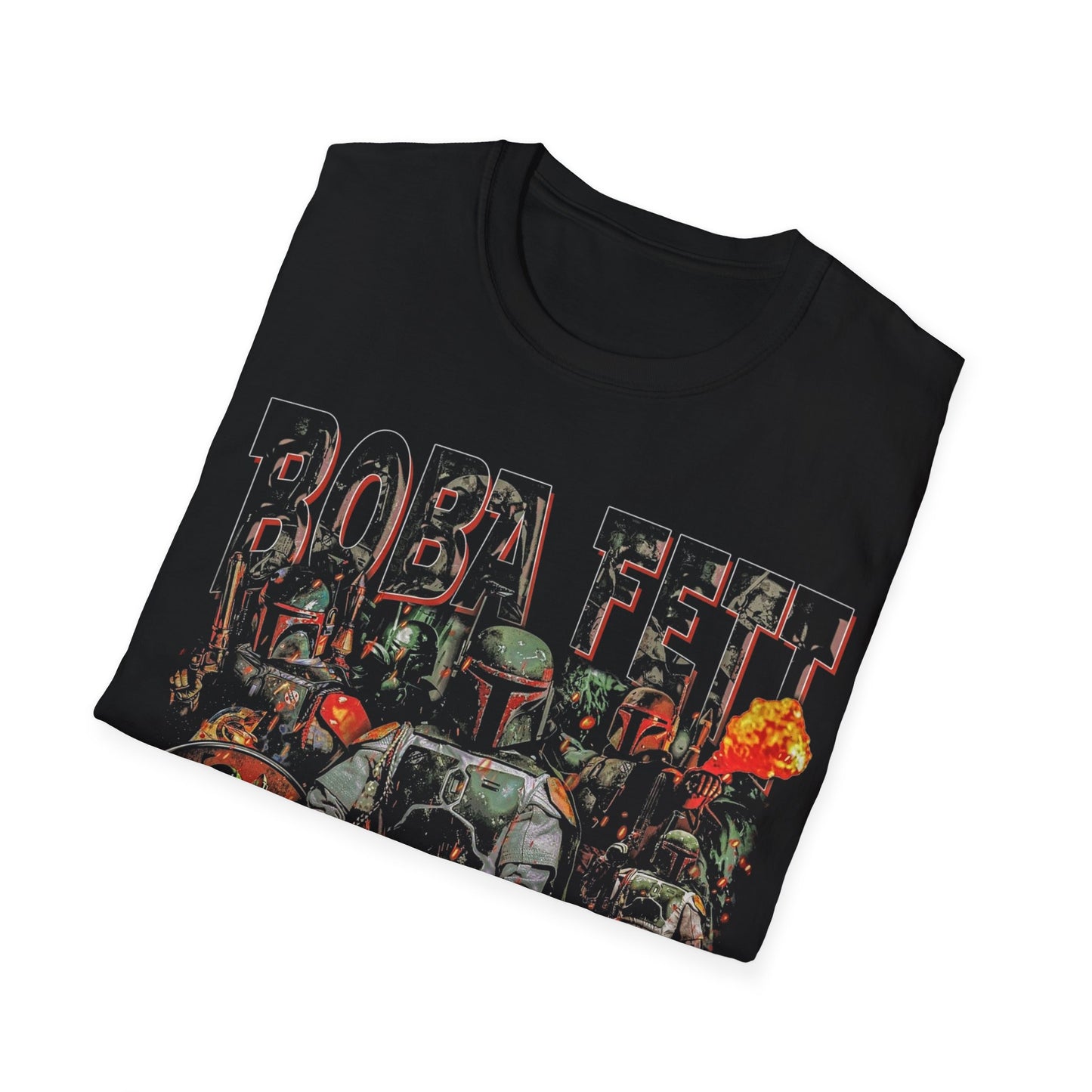Vintage 90s Pop Culture Bootleg Style T-Shirt, BOBA FETT Retro Basketball Shirt Unisex Graphic Tee