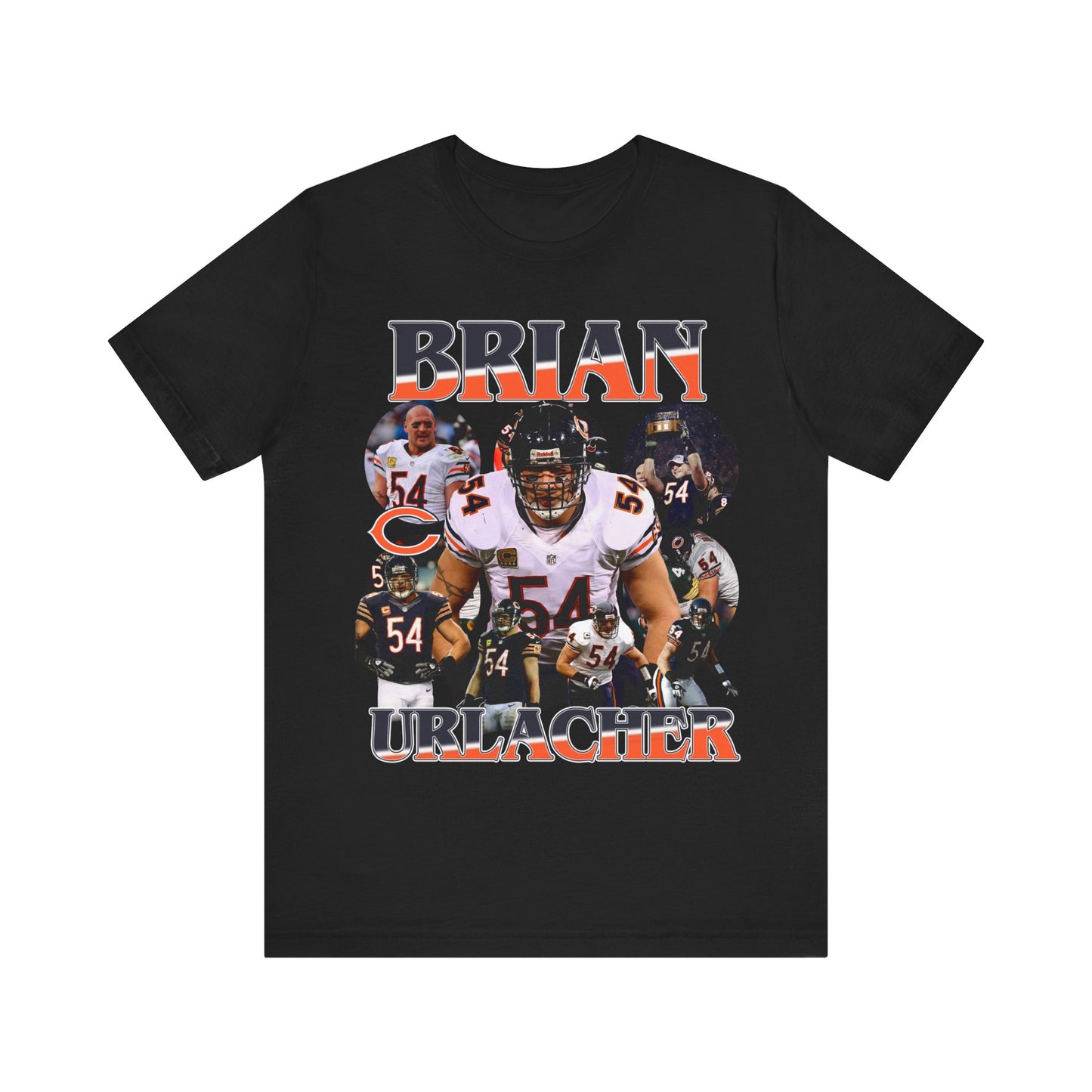 Vintage 90s Football Bootleg Style TShirt BRIAN URLACHER Unisex Graphic Tee