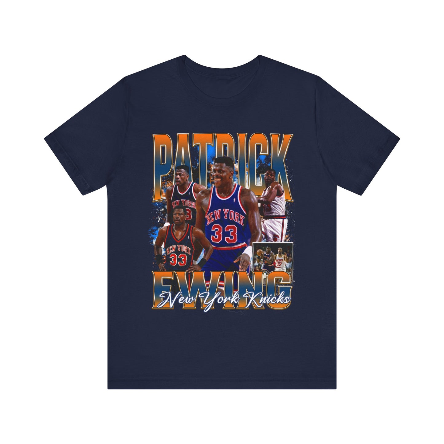 Vintage 90s Basketball Bootleg Style T-Shirt PATRICK EWING Unisex Graphic Tee