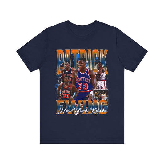Vintage 90s Basketball Bootleg Style T-Shirt PATRICK EWING Unisex Graphic Tee