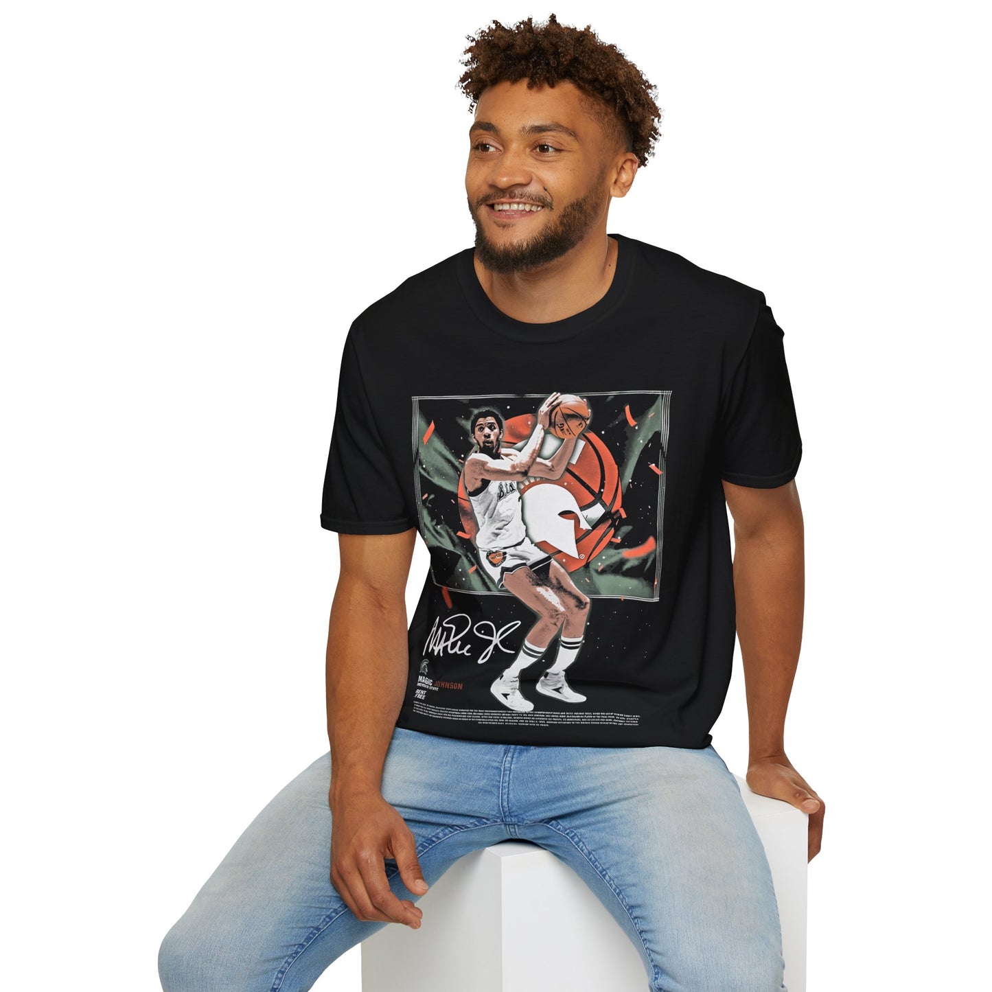 Vintage 90s Basketball Bootleg Style T-Shirt, MAGIC Retro Basketball Shirt Unisex Graphic Tee
