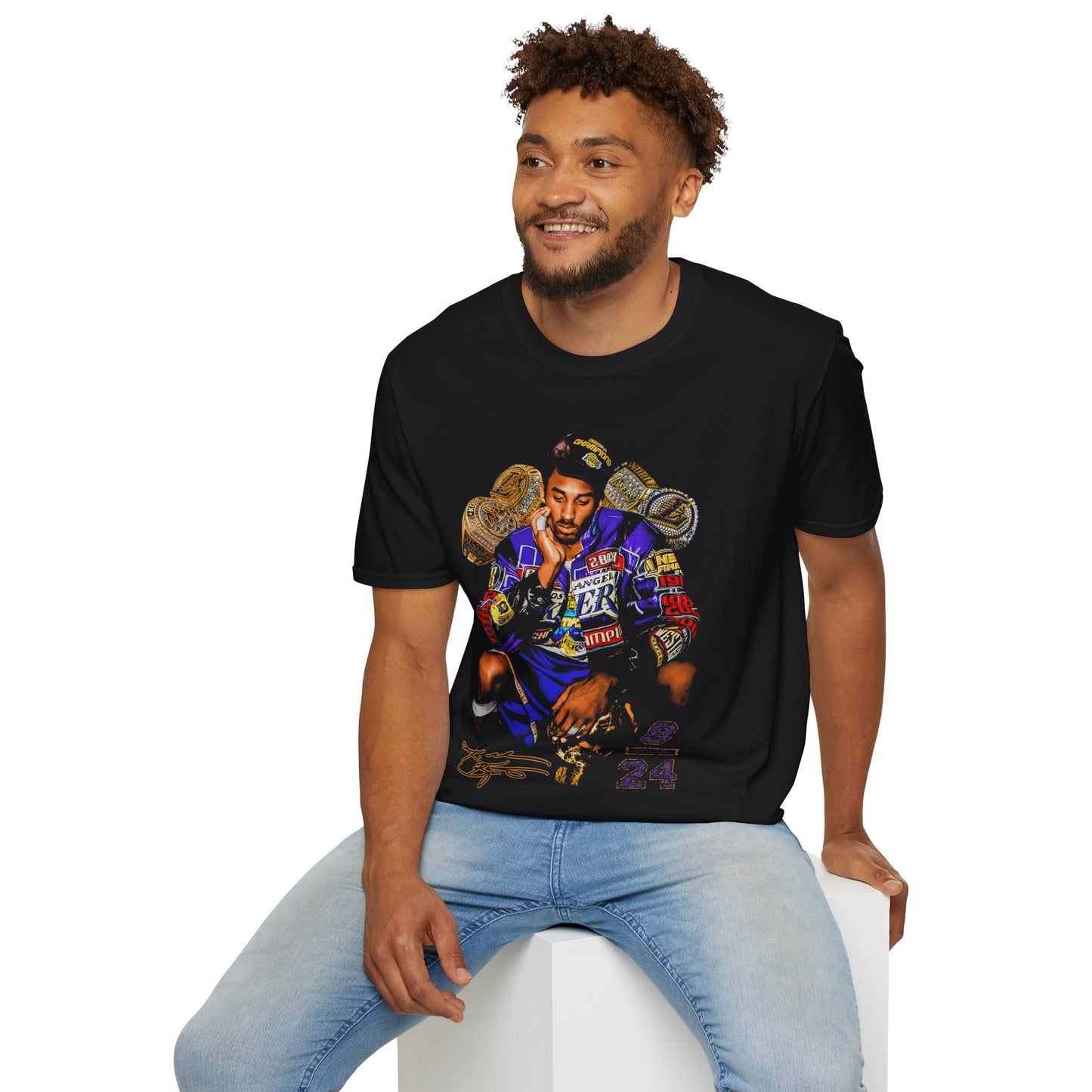 Vintage 90s Basketball Bootleg Style T-Shirt, KOBE TROPHY Retro Basketball Shirt Unisex Graphic Tee