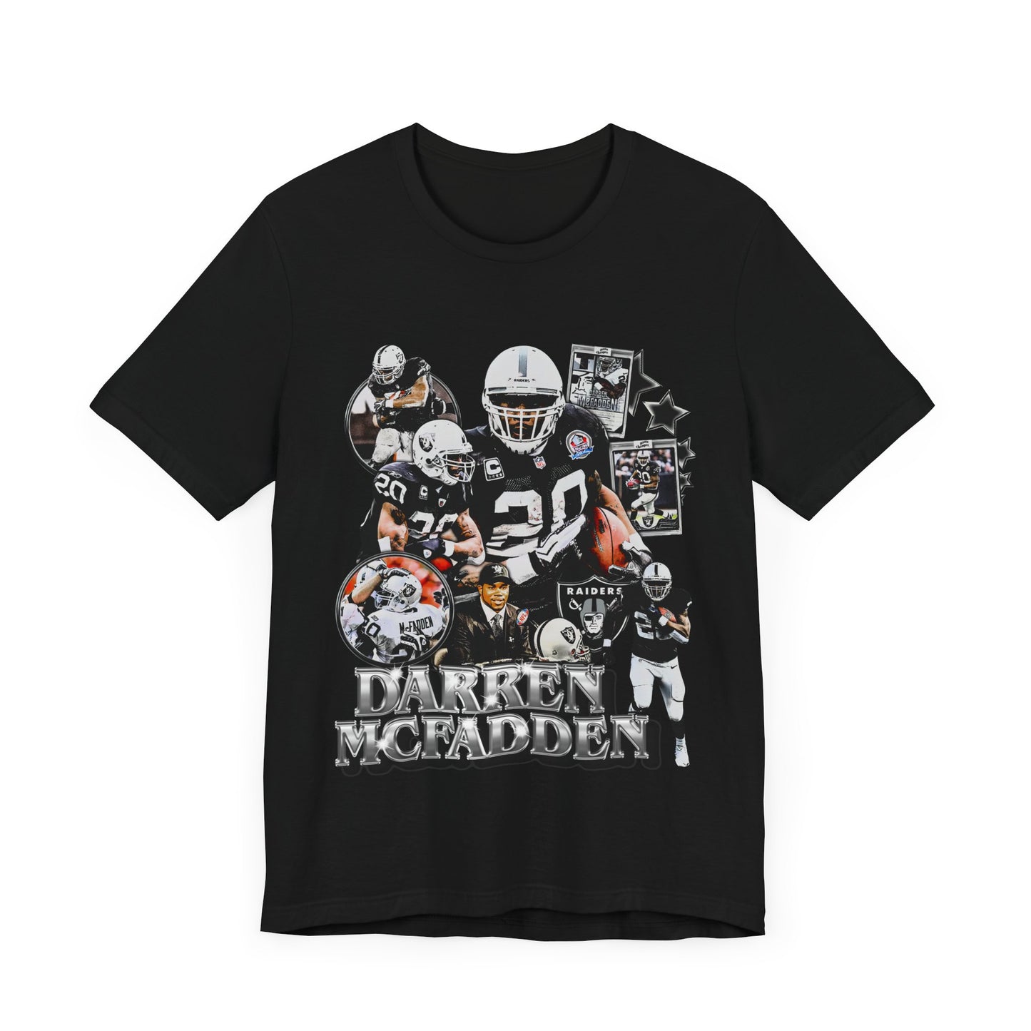 Vintage 90s Football Bootleg Style T-Shirt DARREN MCFADDEN Unisex Graphic Tee