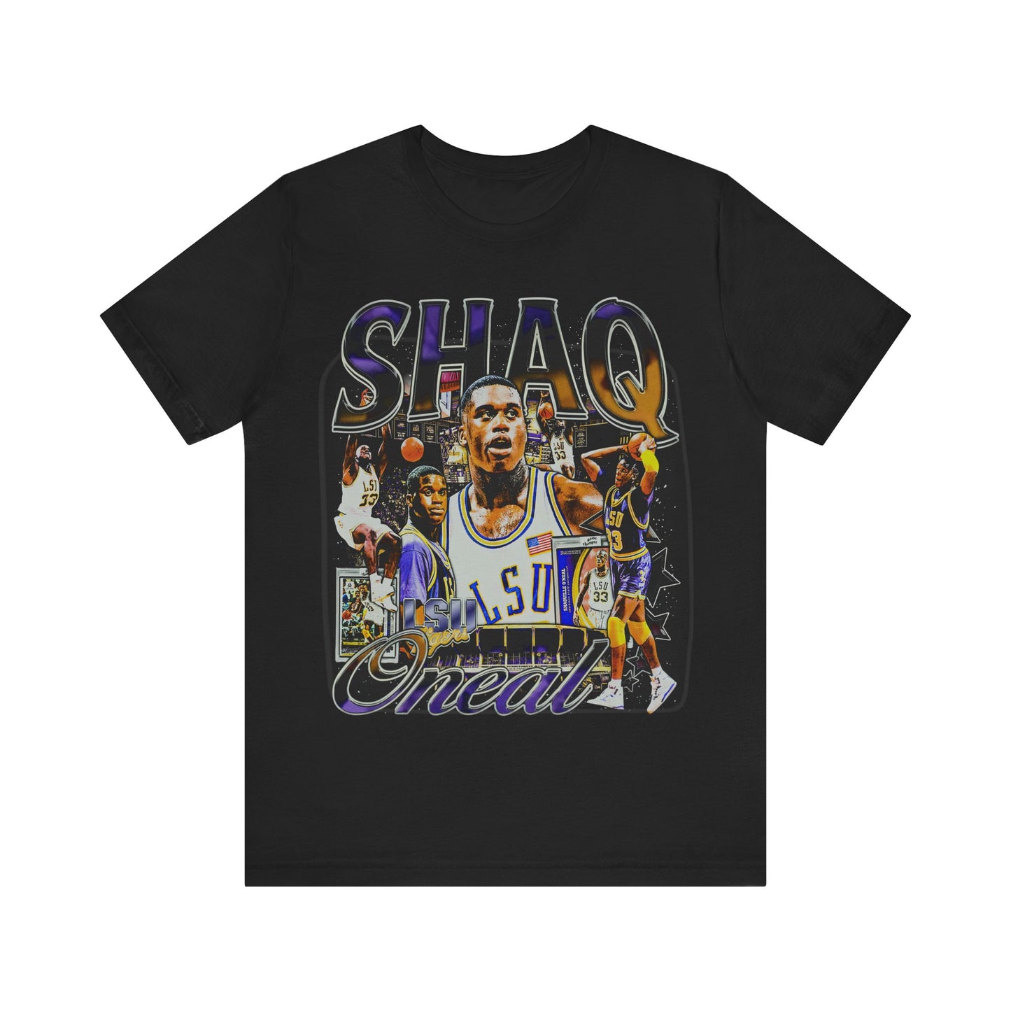 Vintage 90s Basketball Bootleg Style TShirt SHAQ 90s Unisex Graphic Tee Shirt