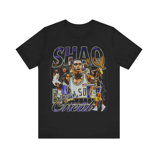 Vintage 90s Basketball Bootleg Style TShirt SHAQ 90s Unisex Graphic Tee Shirt