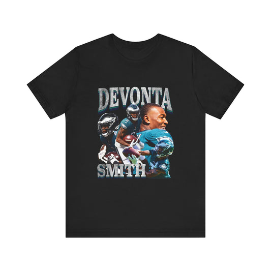 Vintage 90s Football Bootleg Style T-Shirt, DEVONTA SMITH Unisex Tee Shirt