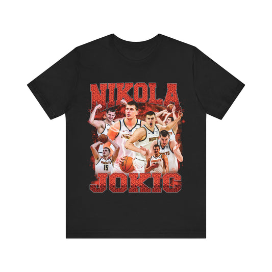Vintage 90s Basketball Bootleg Style T-Shirt NIKOLA JOKIC Unisex Graphic Tee