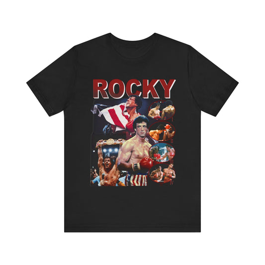 Vintage 90s Fighter Bootleg Style TShirt ROCKY 90s Unisex Graphic Tee Shirt