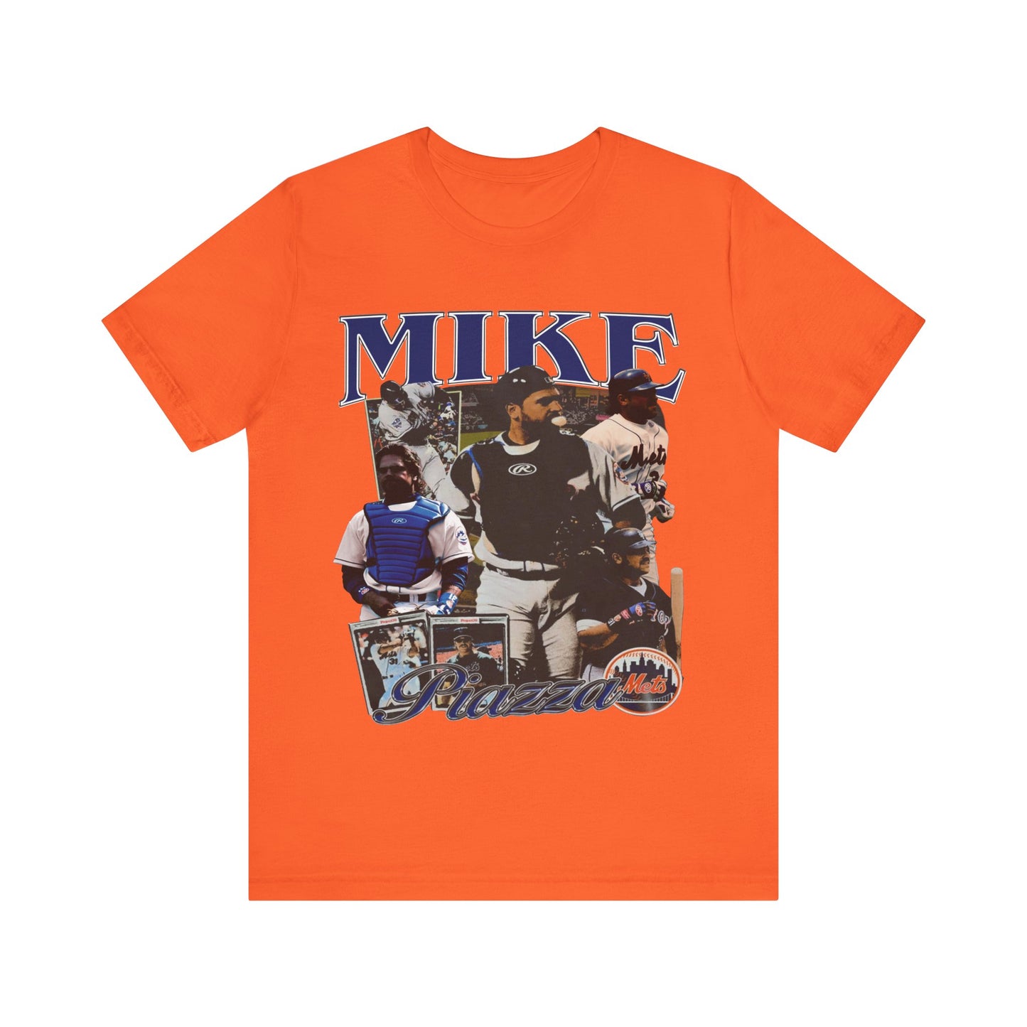 Vintage 90s Baseball Bootleg Style T-Shirt MIKE PIAZZA Unisex Graphic Tee Shirt