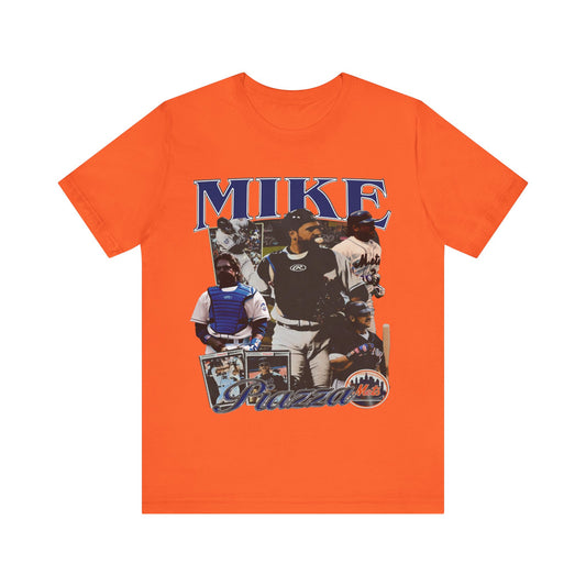 Vintage 90s Baseball Bootleg Style T-Shirt MIKE PIAZZA Unisex Graphic Tee Shirt