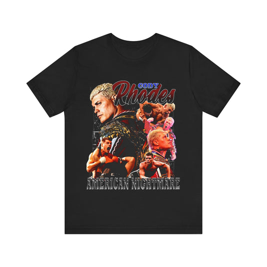 Vintage 90s Bootleg Style T-Shirt, Wrestler CODY RHODES Unisex Graphic Tee Shirt