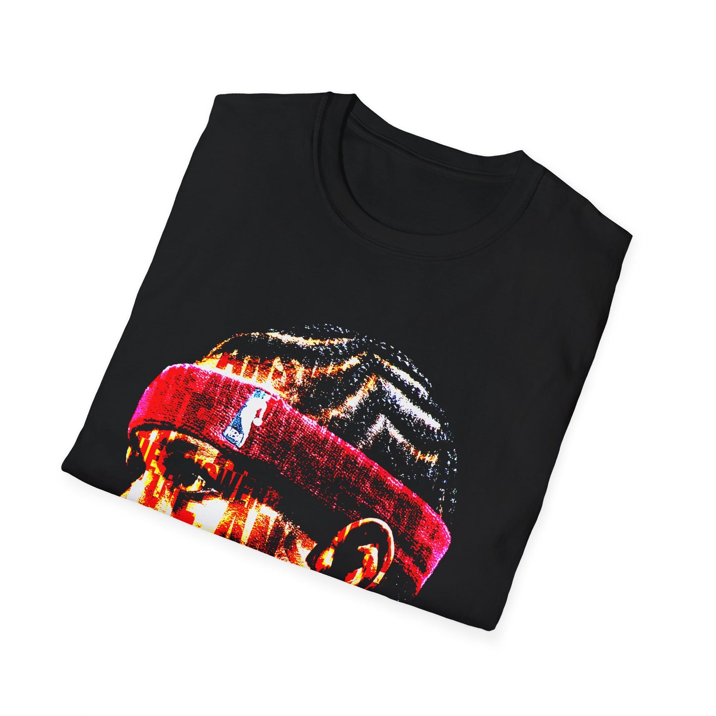 Vintage 90s Basketball Bootleg Style T-Shirt, ALLEN IVERSON PORTRAIT AI Graphic Tee, Retro Basketball Shirt Unisex Graphic Tee