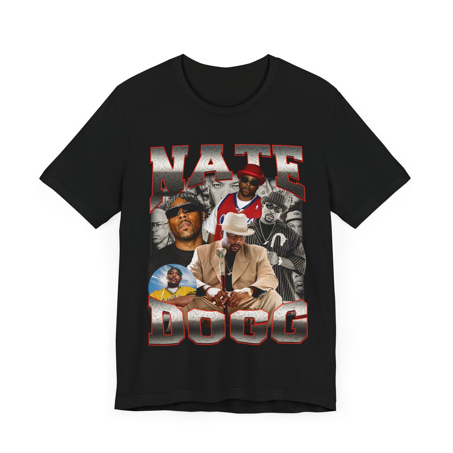 Vintage 90s Rap Bootleg Style T-Shirt NATE DOGG 90s Style Unisex Graphic Tee