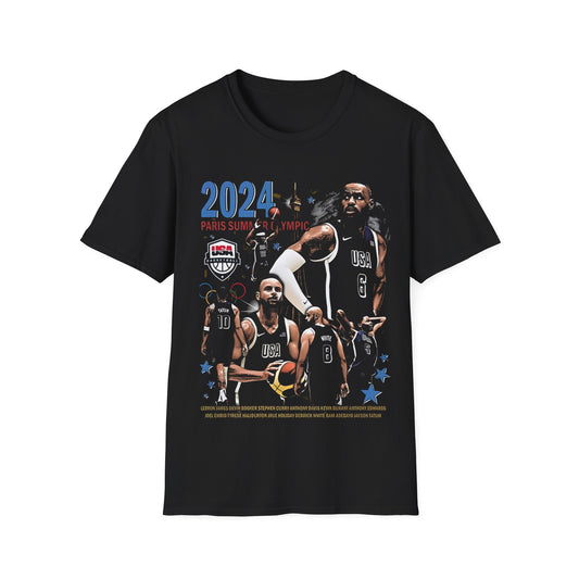 Vintage 90s Basketball Bootleg Style T-Shirt, 2024 USA GREATNESS Retro Basketball Shirt Unisex Graphic Tee