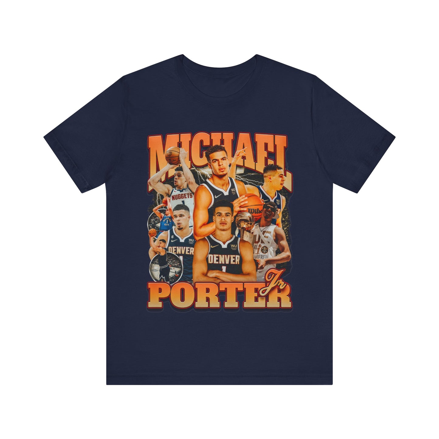 Vintage 90s Basketball Bootleg Style T-Shirt MICHAEL PORTER JR Unisex Tee Shirt