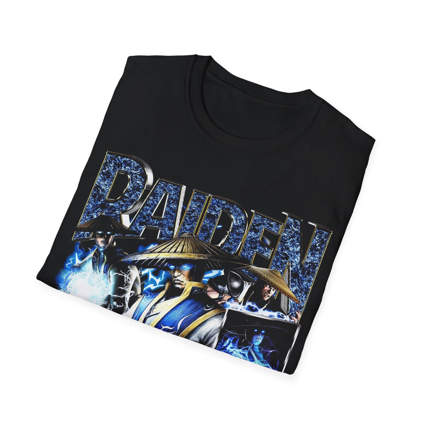 Vintage 90s Pop Culture Bootleg Style T-Shirt, RAIDEN Graphic Tee, Retro Shirt Unisex Graphic Tee