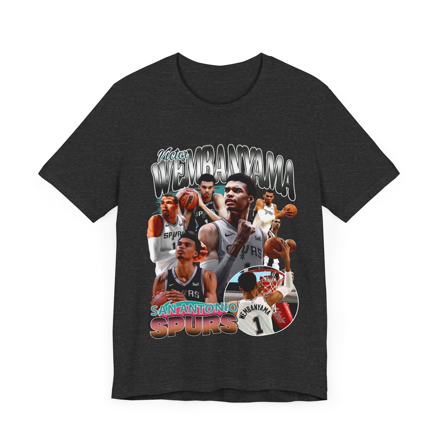 Vintage 90s Basketball Bootleg Style TShirt VICTOR WEMBANYAMMA Unisex Tee Shirt