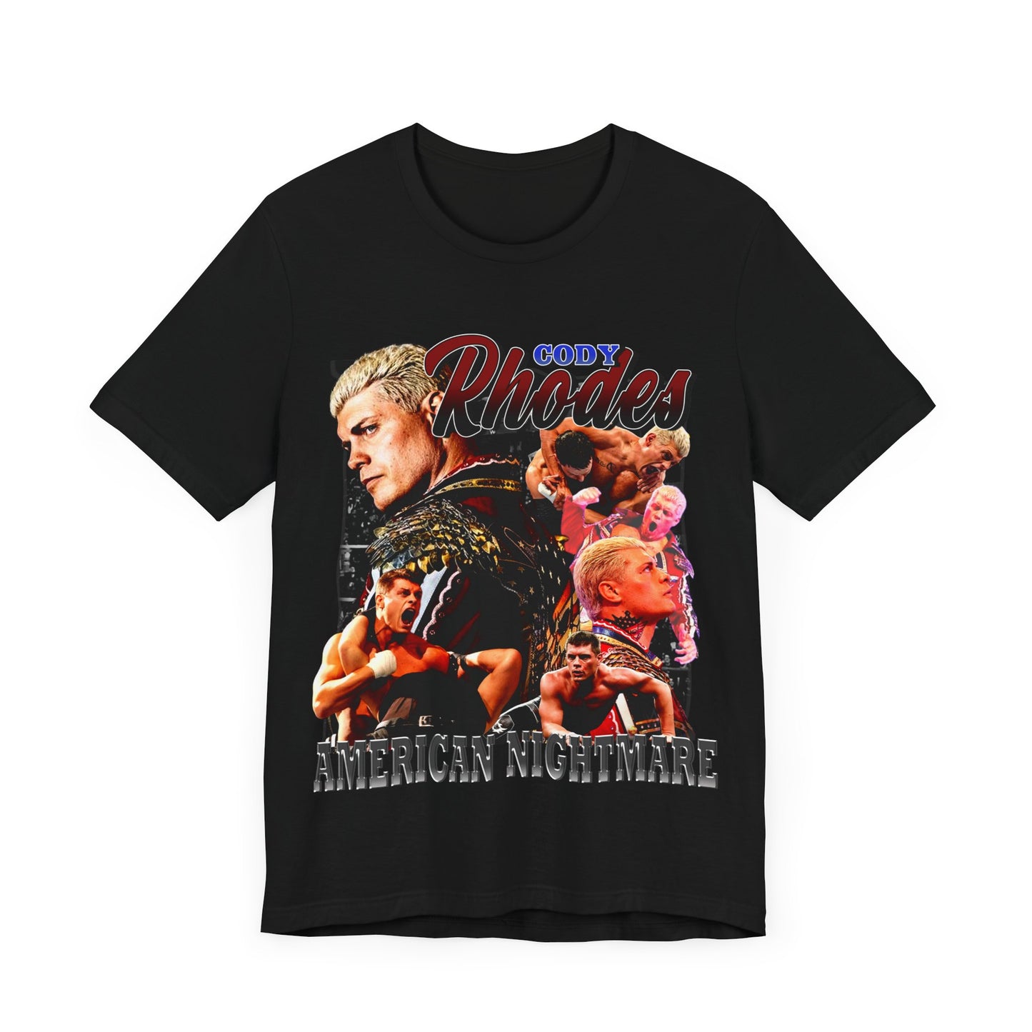 Vintage 90s Bootleg Style T-Shirt, Wrestler CODY RHODES Unisex Graphic Tee Shirt