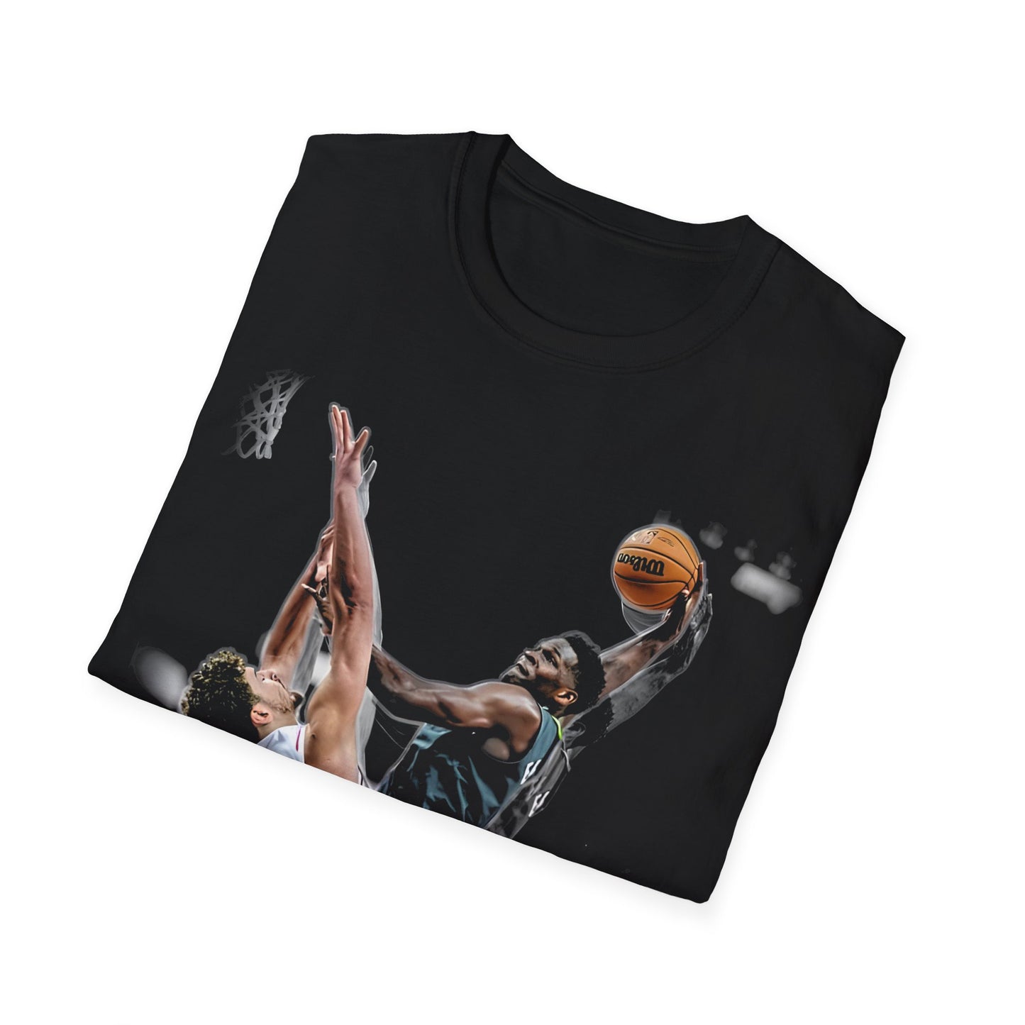 Vintage 90s Basketball Bootleg Style T-Shirt, ANTHONY EDWARDS POSTER Retro Basketball Shirt Unisex Graphic Tee