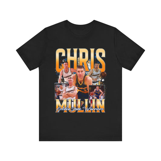 Vintage 90s Basketball Bootleg Style T-Shirt CHRIS MULLIN Unisex Graphic Tee