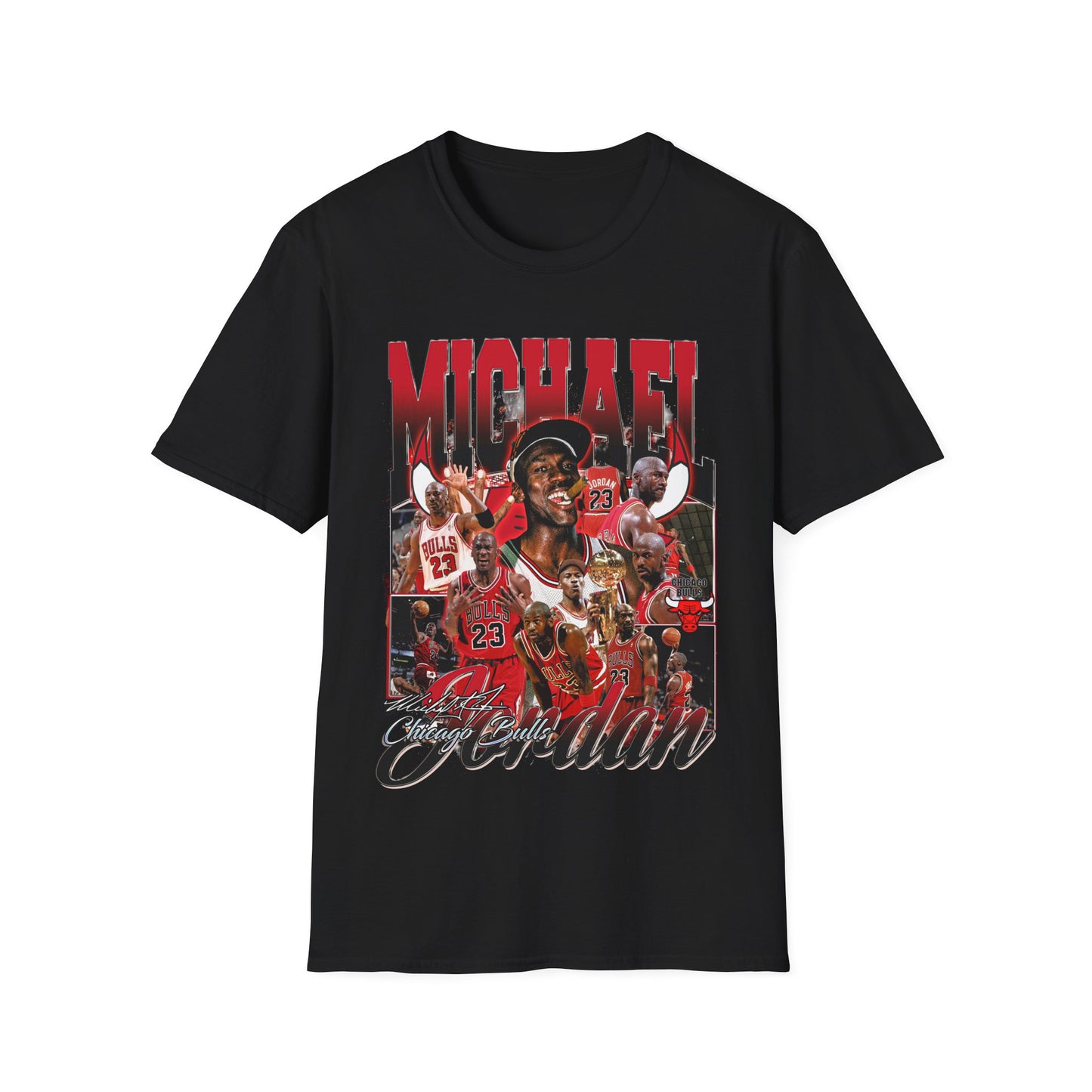 Vintage 90s Basketball Bootleg Style T-Shirt, MICHAEL JORDAN 23 Graphic Tee, Retro Basketball Shirt Unisex Graphic Tee