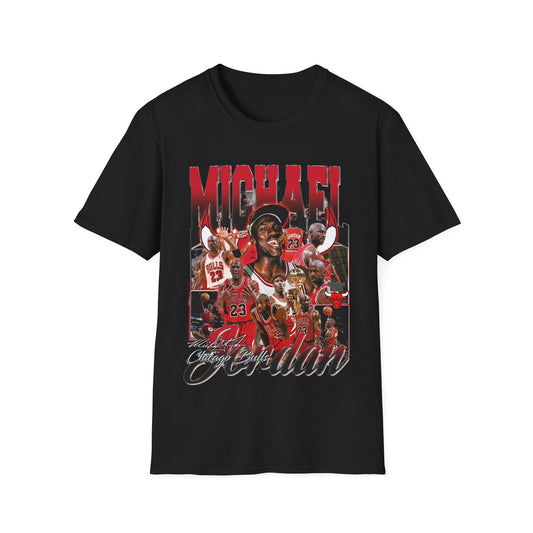 Vintage 90s Basketball Bootleg Style T-Shirt, MICHAEL JORDAN 23 Graphic Tee, Retro Basketball Shirt Unisex Graphic Tee