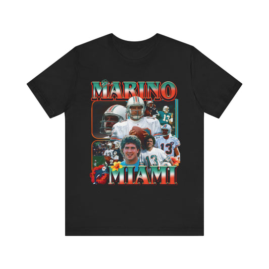 Vintage 90s Football Bootleg Style T-Shirt DAN MARINO 90s Unisex Graphic Tee