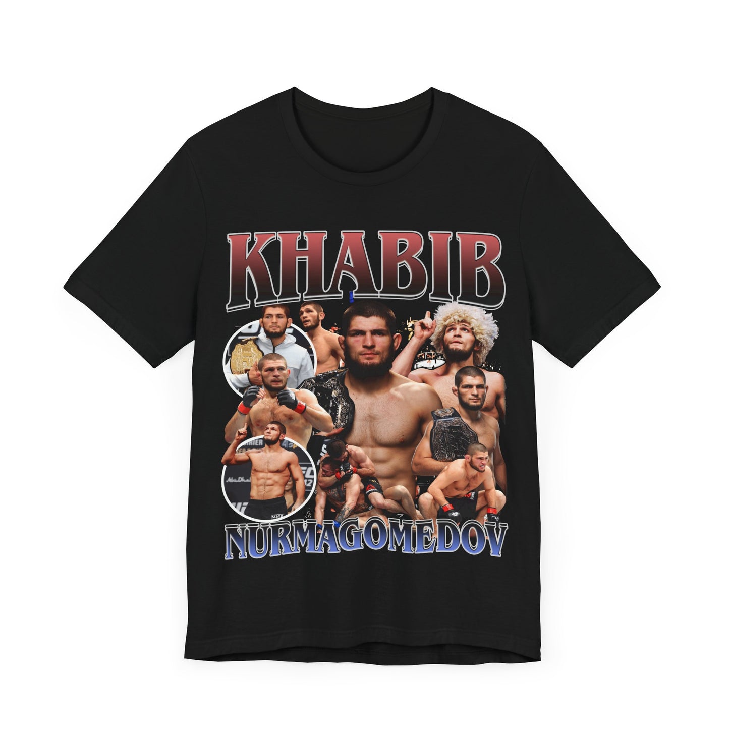 Vintage 90s Bootleg Style T-Shirt, Fighter KHABIB NURMAGOMEDOV Unisex Tee Shirt