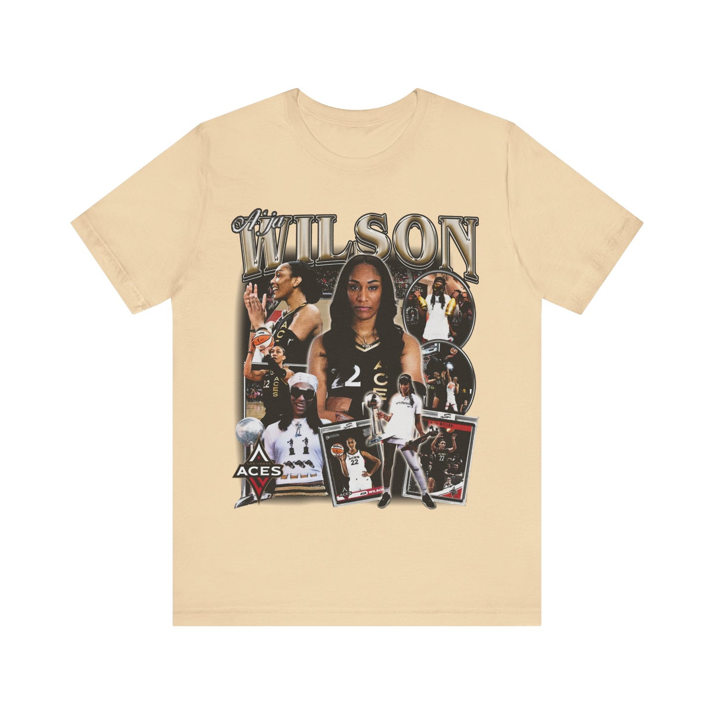 Vintage 90s Basketball Bootleg Style TShirt AJA WILSON 90s Unisex Graphic Tee