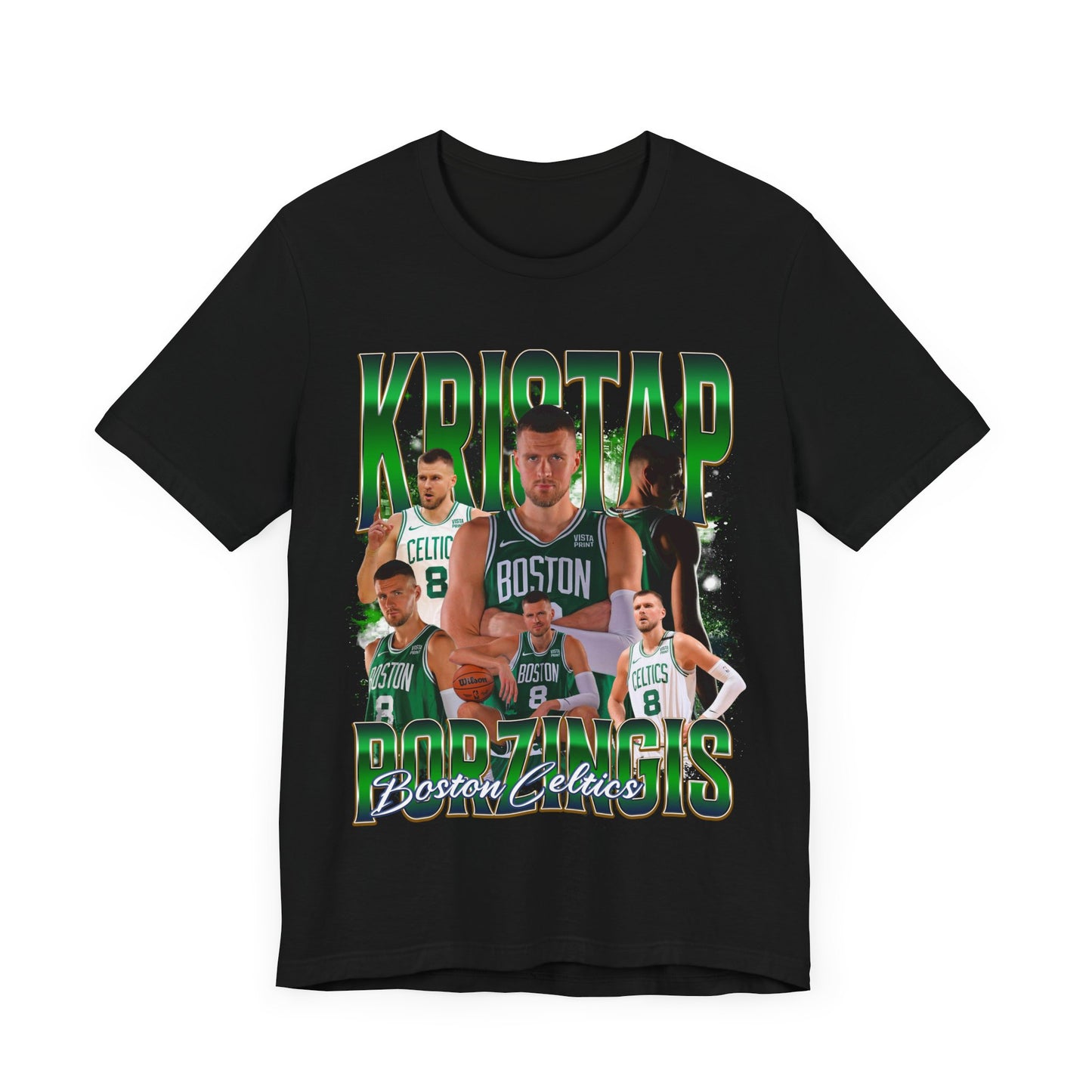 Vintage 90s Basketball Bootleg Style T-Shirt KRISTAP PORZINGIS Unisex Tee