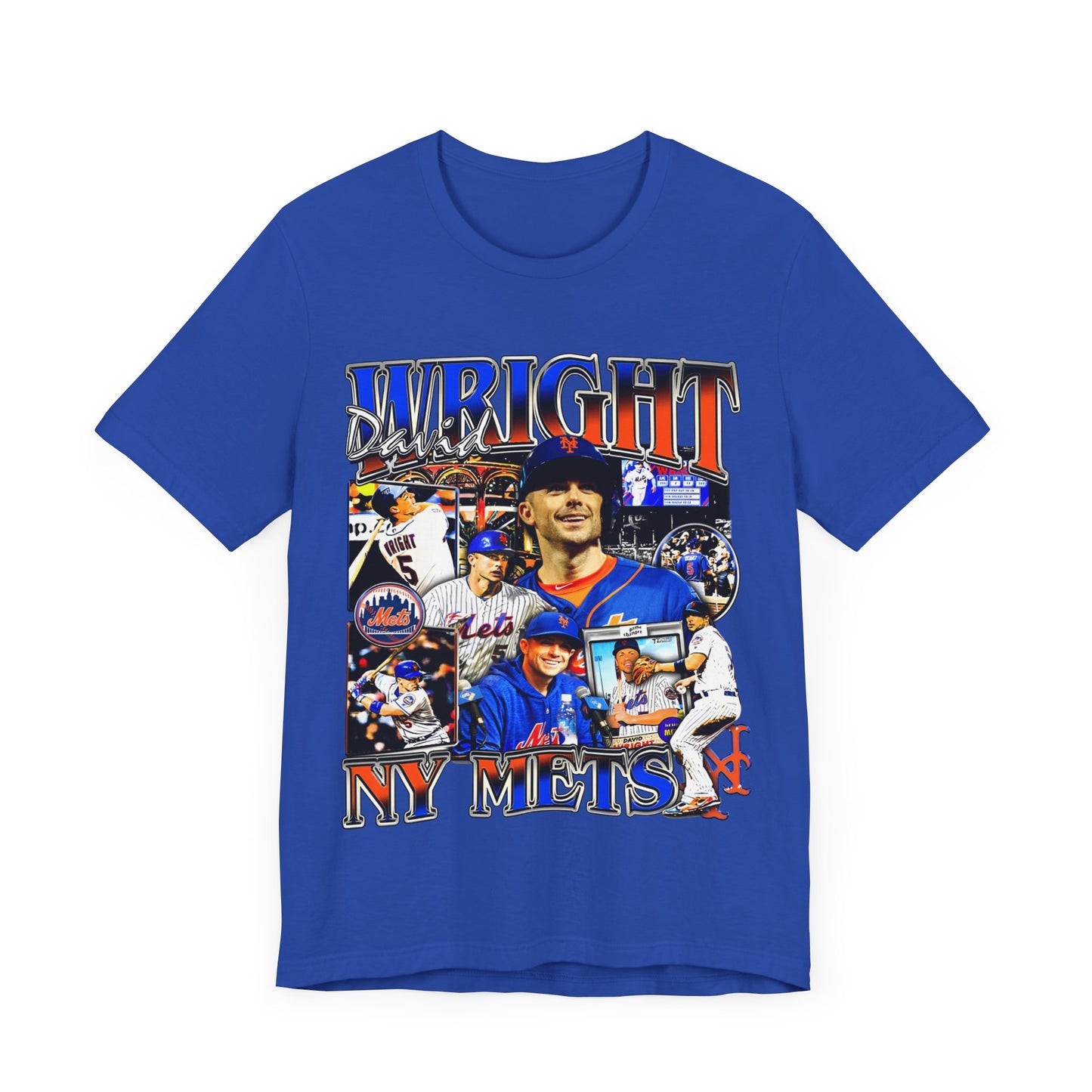 Vintage 90s Baseball Bootleg Style T-Shirt DAVID WRIGHT Unisex Graphic Tee Shirt