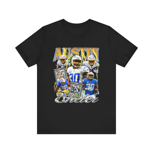 Vintage 90s Football Bootleg Style T-Shirt, AUSTIN EKELER Unisex Tee Shirt