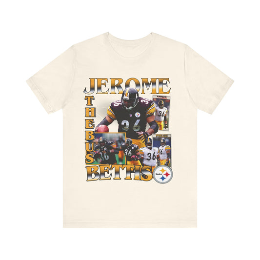 Vintage 90s Football Bootleg Style T-Shirt JEROME BETTIS Unisex Graphic Tee