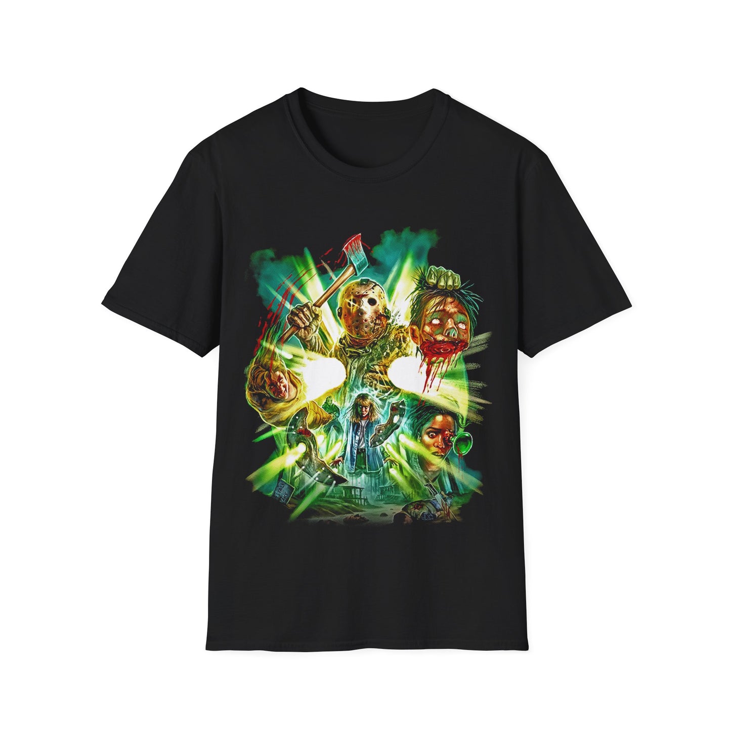 HALLOWEEN CRYSTAL LAKE CAMP Unisex Softstyle T-Shirt