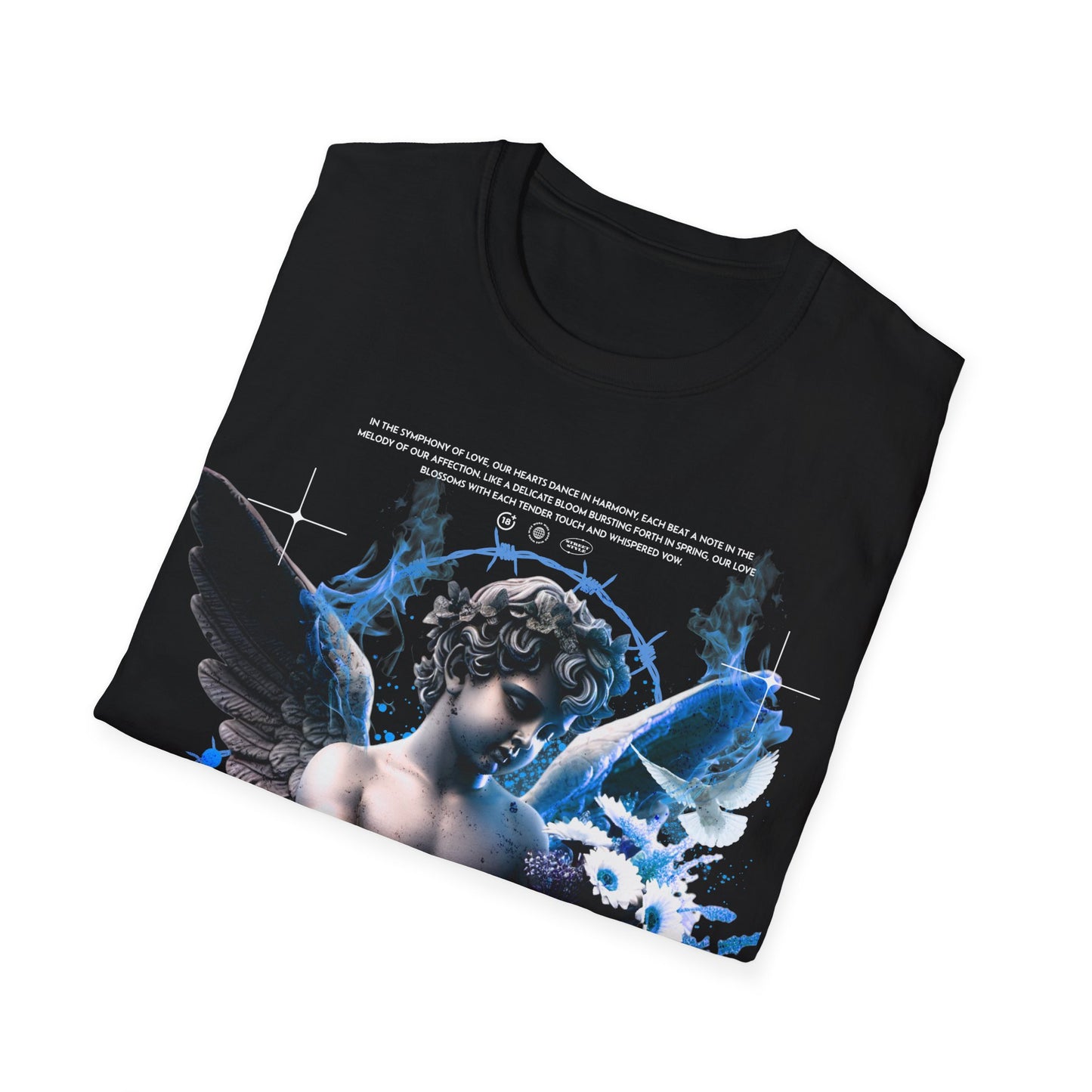 HEARTBEAT BLOOM BURST PREMIUM STREETWEAR Unisex Softstyle T-Shirt