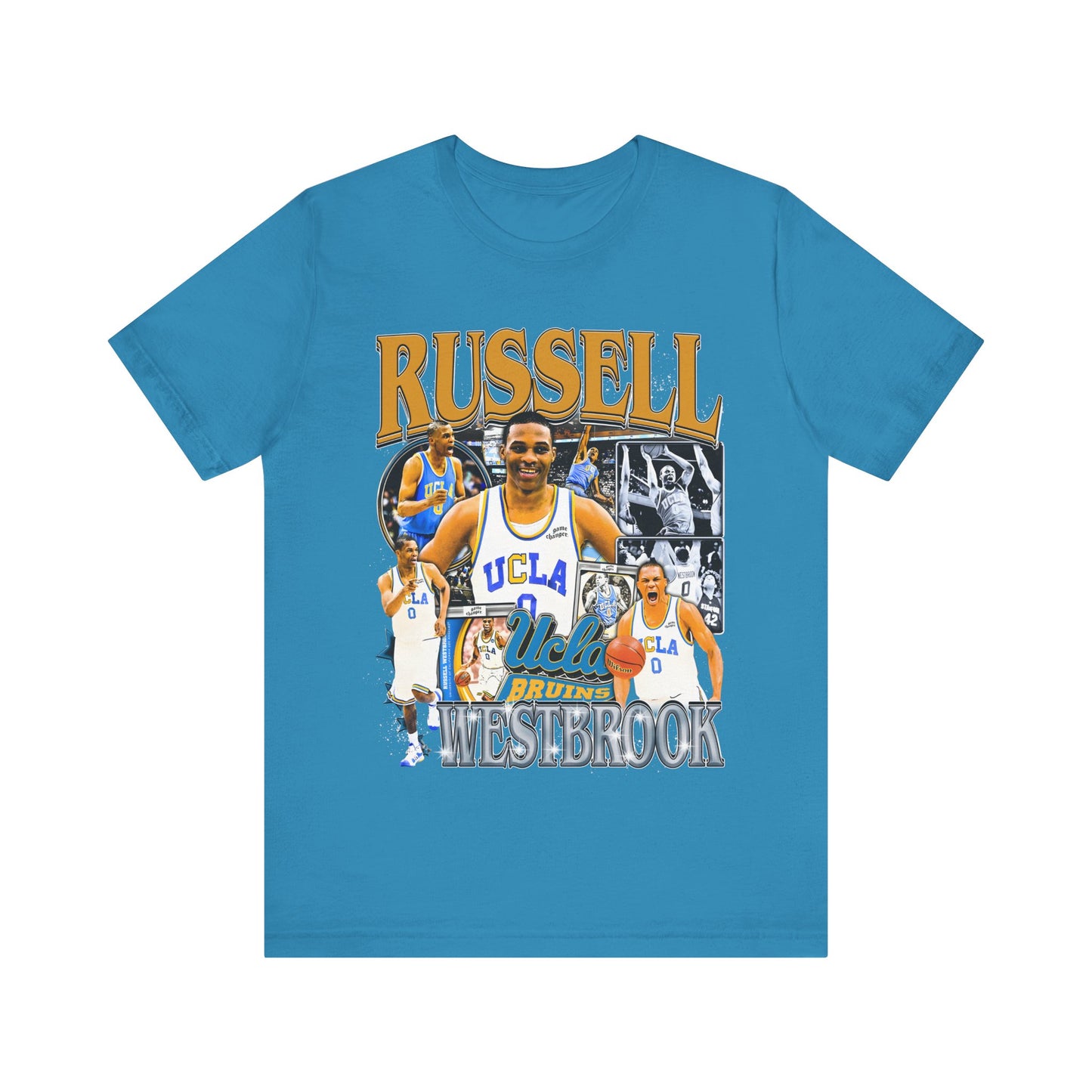 Vintage 90s Basketball Bootleg Style TShirt RUSSELL WESTBROOK Unisex Graphic Tee