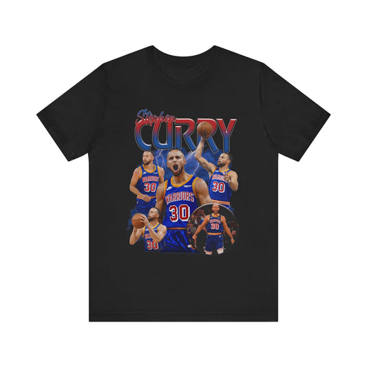 Vintage 90s Basketball Bootleg Style T-Shirt, STEPHEN CURRY Warrior Unisex Tee