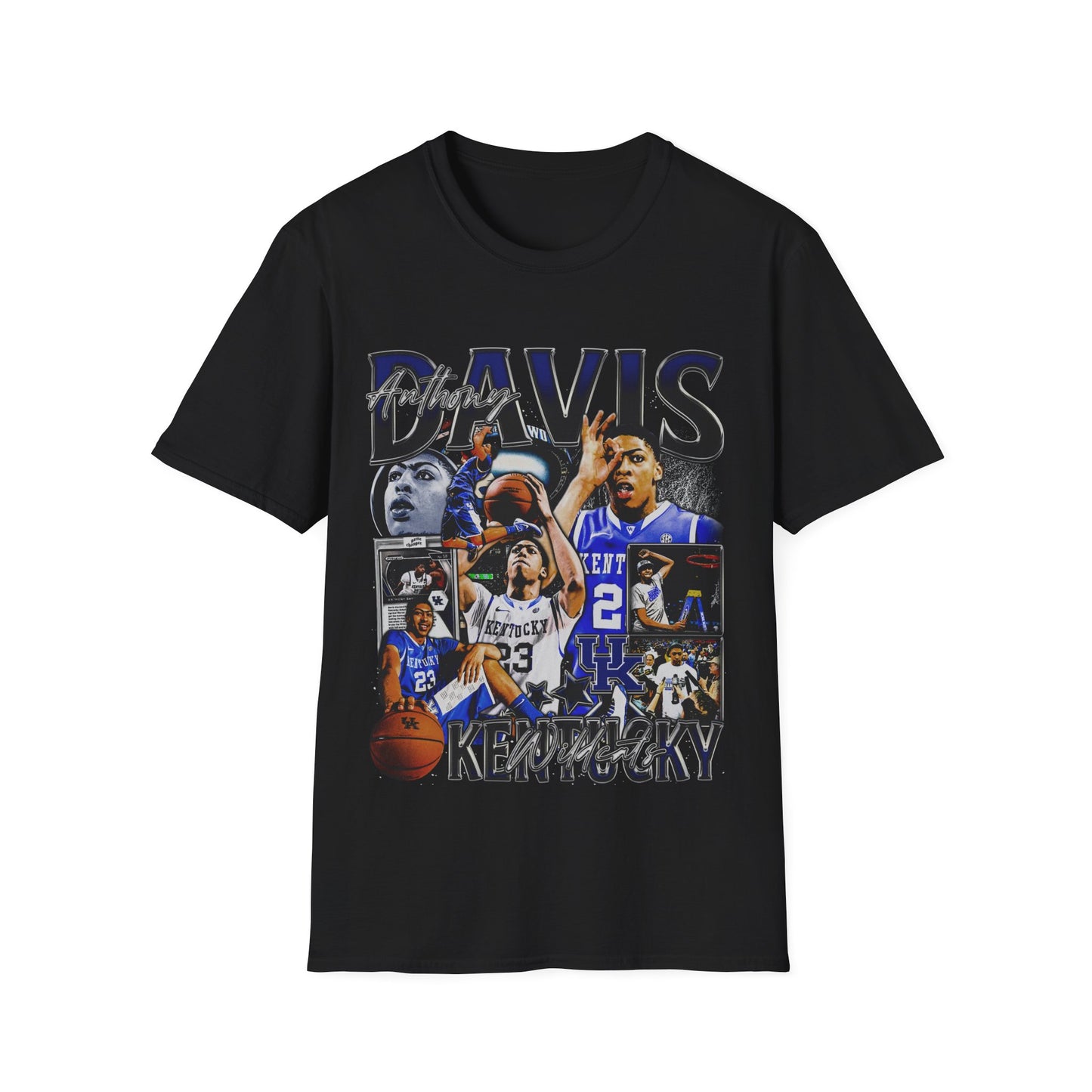 Vintage 90s Basketball Bootleg Style T-Shirt, ANTHONY DAVIS KENTUCKY Graphic Tee, Retro Basketball Shirt Unisex Graphic Tee