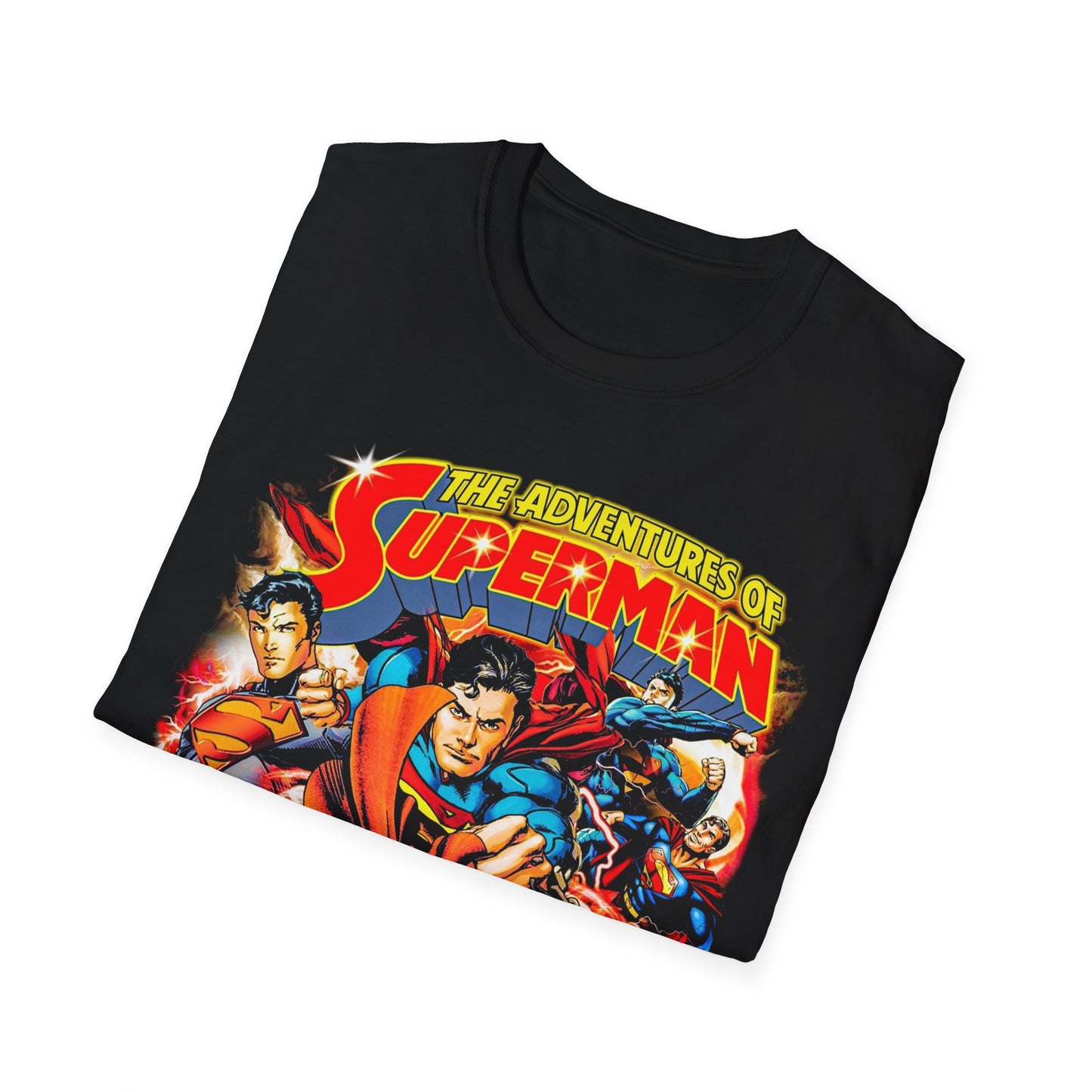 Vintage 90s Superheroes Bootleg Style T-Shirt, SUPERMAN Retro Superheroes Shirt Unisex Graphic Tee