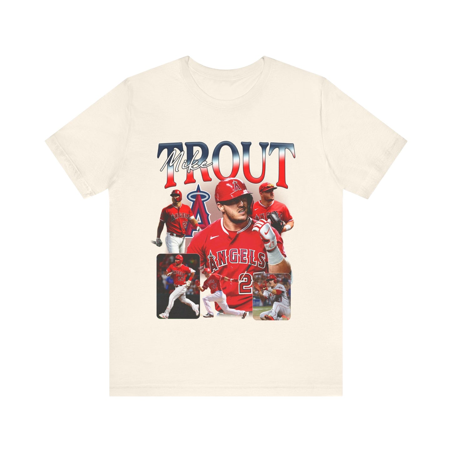 Vintage 90s Baseball Bootleg Style T-Shirt MIKE TROUT 90s Unisex Graphic Tee