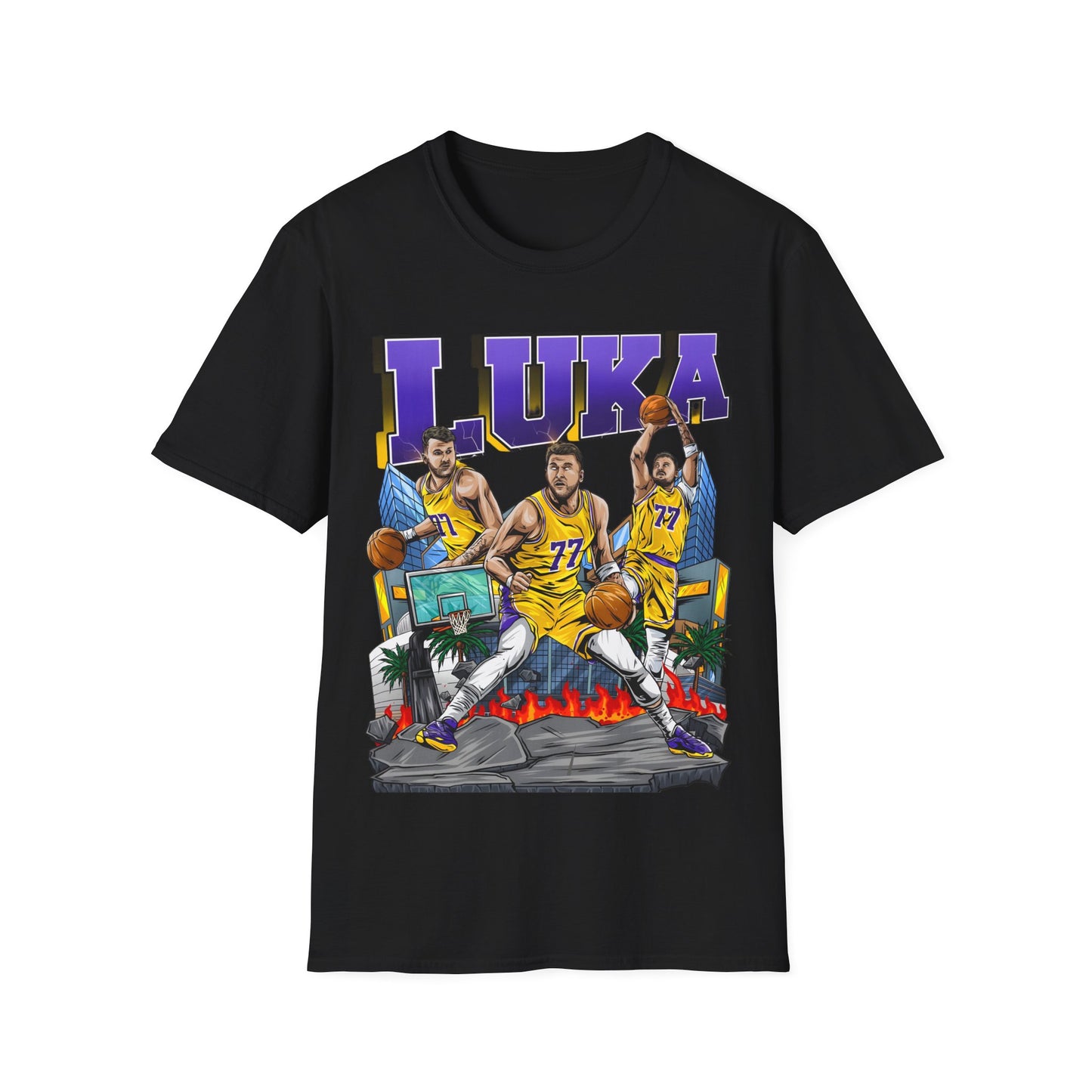 BASKETBALL LEGENDS LUKA Unisex Softstyle T-Shirt
