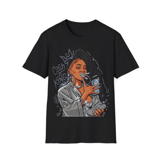 CASH IS KING PREMIUM STREETWEAR Unisex Softstyle T-Shirt