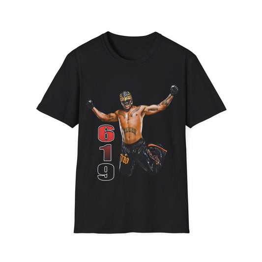 Vintage 90s Bootleg Style T-Shirt, Wrestler REY MYSTERIO 619 Vintage Graphic Tee, Retro Wrestler Shirt Unisex Graphic Tee Shirt