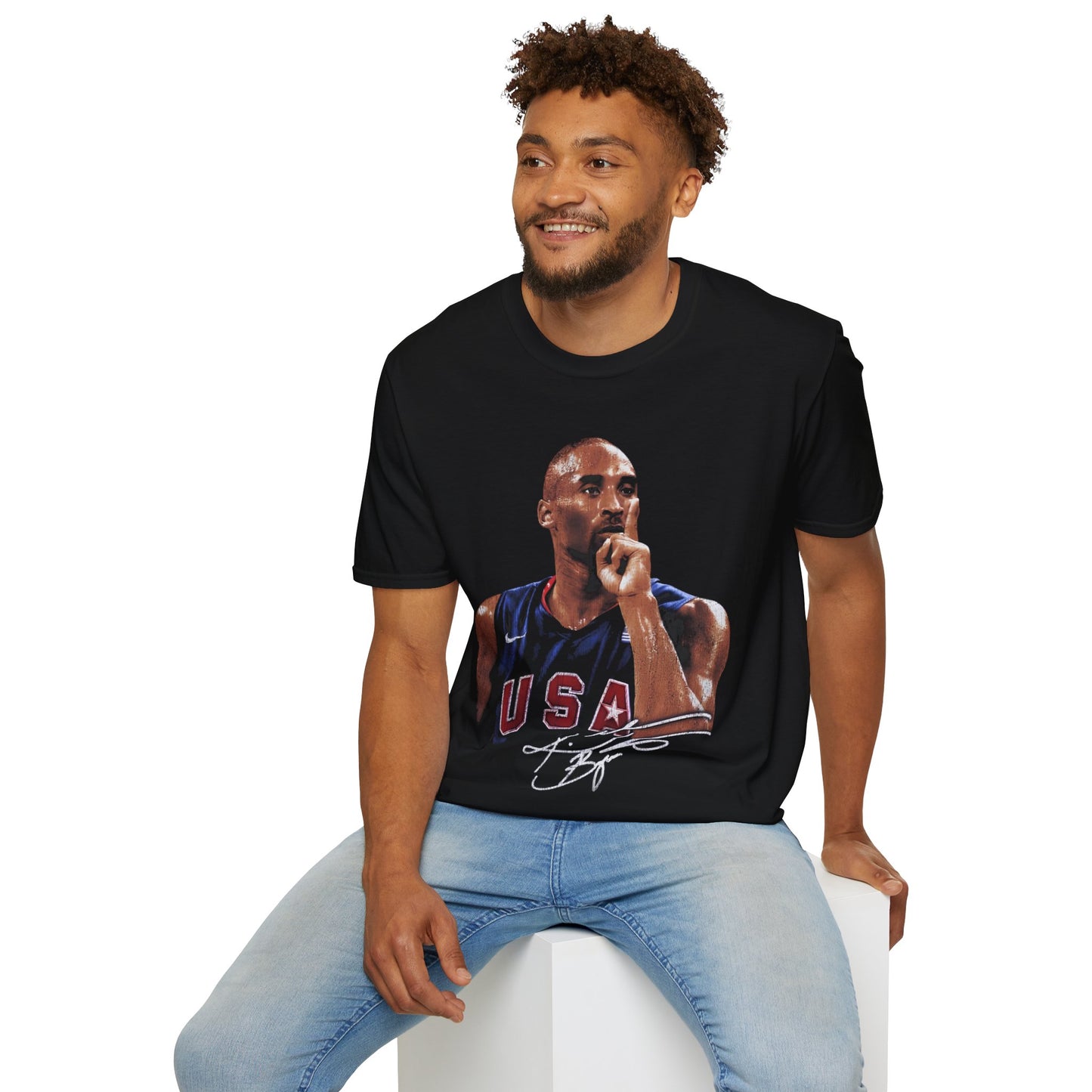 Vintage 90s Basketball Bootleg Style T-Shirt, USA KOBE Retro Basketball Shirt Unisex Graphic Tee
