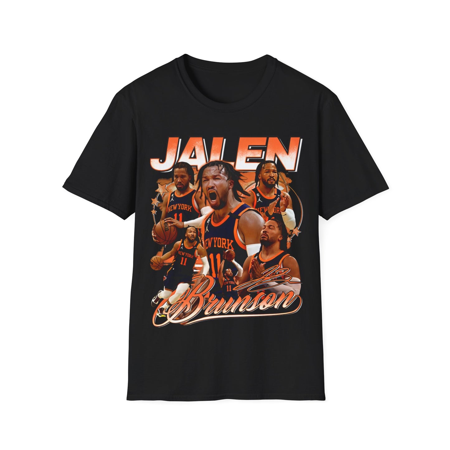 Vintage 90s Basketball Bootleg Style T-Shirt, JALEN BRUNSON KNICK Graphic Tee, Retro Basketball Shirt Unisex Graphic Tee