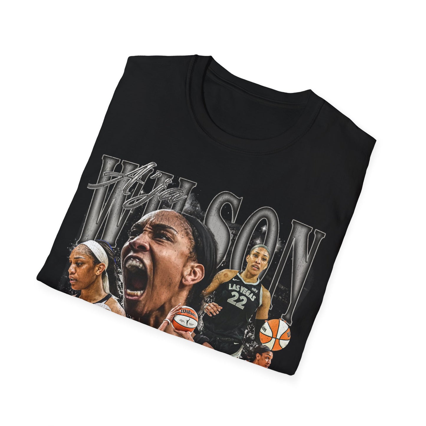 Vintage 90s Basketball Bootleg Style T-Shirt, AJA WILSON Retro Basketball Shirt Unisex Graphic Tee