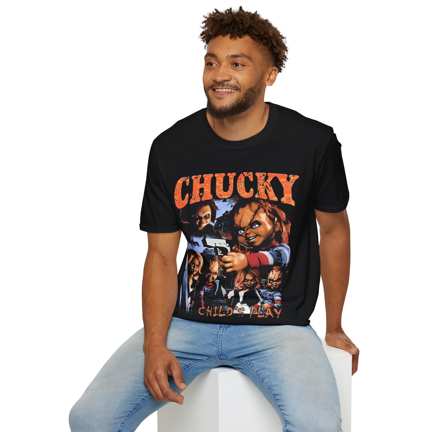 Vintage 90s Pop Culture Bootleg Style T-Shirt, CHUCKY Retro Shirt Unisex Graphic Tee