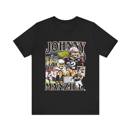 Vintage 90s Football Bootleg Style T-Shirt JOHNNY MANZIEL Unisex Graphic Tee