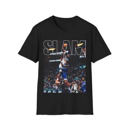 Vintage 90s Basketball Bootleg Style T-Shirt, ANTHONY EDWARDS SLAM Graphic Tee, Retro Basketball Shirt Unisex Graphic Tee