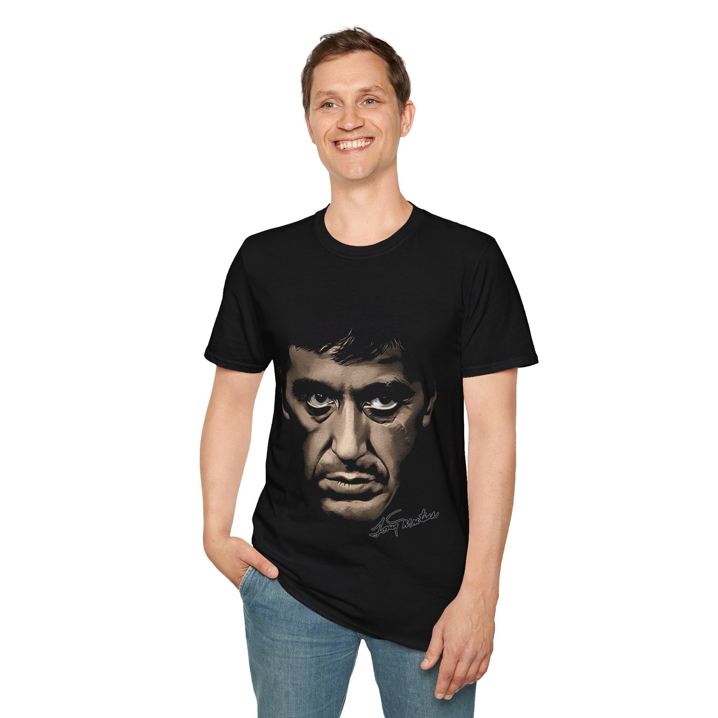Vintage 90s Pop Culture Bootleg Style T-Shirt, SCARFACE Retro Shirt Unisex Graphic Tee